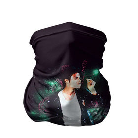 Бандана-труба 3D с принтом Michael Jackson в Тюмени, 100% полиэстер, ткань с особыми свойствами — Activecool | плотность 150‒180 г/м2; хорошо тянется, но сохраняет форму | майкл джексон