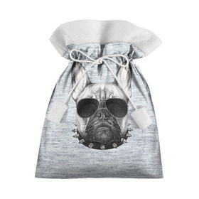 Подарочный 3D мешок с принтом Милый бульдог в Тюмени, 100% полиэстер | Размер: 29*39 см | Тематика изображения на принте: baby | dog | sweet | бульдог | девушке | собачка