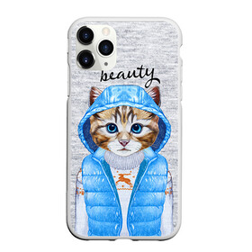 Чехол для iPhone 11 Pro Max матовый с принтом Модная киска в Тюмени, Силикон |  | baby | beauty | cat | ketty | sweet | девушке | киска | кошка | мода | модная | сладкая | чика