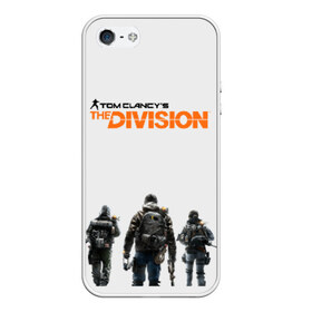 Чехол для iPhone 5/5S матовый с принтом Tom Clancys The Division в Тюмени, Силикон | Область печати: задняя сторона чехла, без боковых панелей | division | tom clancys