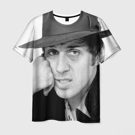 Мужская футболка 3D с принтом Адриано Челентано в Тюмени, 100% полиэфир | прямой крой, круглый вырез горловины, длина до линии бедер | adriano celentano | адриано челентано | итальянский музыкант | киноактёр | кинорежиссёр | композитор | эстрадный певец