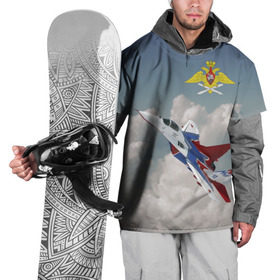 Накидка на куртку 3D с принтом Самолёт в Тюмени, 100% полиэстер |  | Тематика изображения на принте: авиация | ввс | ввс россии | небо | самолёт