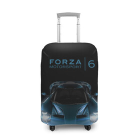 Чехол для чемодана 3D с принтом Forza в Тюмени, 86% полиэфир, 14% спандекс | двустороннее нанесение принта, прорези для ручек и колес | forza | motorsport | авто | игра | машина