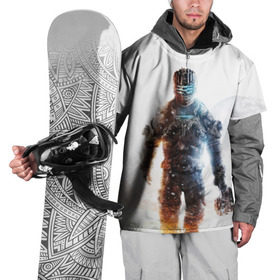 Накидка на куртку 3D с принтом Isaac Clark в Тюмени, 100% полиэстер |  | Тематика изображения на принте: dead | horror | isaac clark | space | игра | космос