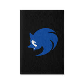 Обложка для паспорта матовая кожа с принтом Sonic X logo в Тюмени, натуральная матовая кожа | размер 19,3 х 13,7 см; прозрачные пластиковые крепления | hedgehog | sega | sonic | sonic x | sonic x logologo | соник