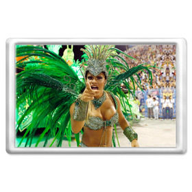 Магнит 45*70 с принтом Карнавал в Рио в Тюмени, Пластик | Размер: 78*52 мм; Размер печати: 70*45 | 