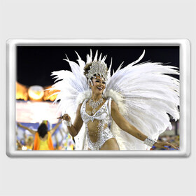 Магнит 45*70 с принтом Карнавал в Рио в Тюмени, Пластик | Размер: 78*52 мм; Размер печати: 70*45 | бразилия