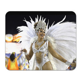 Коврик прямоугольный с принтом Карнавал в Рио в Тюмени, натуральный каучук | размер 230 х 185 мм; запечатка лицевой стороны | бразилия