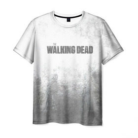 Мужская футболка 3D с принтом The Walking Dead в Тюмени, 100% полиэфир | прямой крой, круглый вырез горловины, длина до линии бедер | the walking dead | кино | мертвецы | ужасы | ходячие