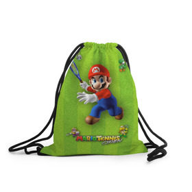 Рюкзак-мешок 3D с принтом Mario в Тюмени, 100% полиэстер | плотность ткани — 200 г/м2, размер — 35 х 45 см; лямки — толстые шнурки, застежка на шнуровке, без карманов и подкладки | nintendo | марио | нинтендо