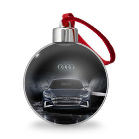Ёлочный шар с принтом Audi в Тюмени, Пластик | Диаметр: 77 мм | Тематика изображения на принте: audi | car | ауди | машина