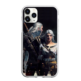 Чехол для iPhone 11 Pro матовый с принтом Geralt and Ciri в Тюмени, Силикон |  | ciri | gerald | roach | wild hunt | witcher | ведьмак | ведьмы | геральд | дикая охота | йен | йеннифер | плотва | цири