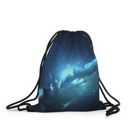 Рюкзак-мешок 3D с принтом Atlantis Nebula в Тюмени, 100% полиэстер | плотность ткани — 200 г/м2, размер — 35 х 45 см; лямки — толстые шнурки, застежка на шнуровке, без карманов и подкладки | вселенная | галактика | звезда | космос | небеса