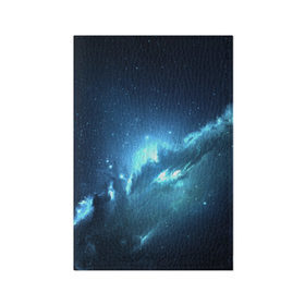 Обложка для паспорта матовая кожа с принтом Atlantis Nebula в Тюмени, натуральная матовая кожа | размер 19,3 х 13,7 см; прозрачные пластиковые крепления | Тематика изображения на принте: вселенная | галактика | звезда | космос | небеса
