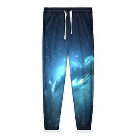 Женские брюки 3D с принтом Atlantis Nebula в Тюмени, полиэстер 100% | прямой крой, два кармана без застежек по бокам, с мягкой трикотажной резинкой на поясе и по низу штанин. В поясе для дополнительного комфорта — широкие завязки | вселенная | галактика | звезда | космос | небеса