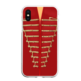 Чехол для iPhone XS Max матовый с принтом Пиджак Майкла Джексона в Тюмени, Силикон | Область печати: задняя сторона чехла, без боковых панелей | jackson | michael | джексон | костюм | майкл | одежда | пиджак