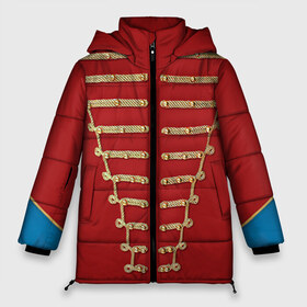 Женская зимняя куртка 3D с принтом Пиджак Майкла Джексона в Тюмени, верх — 100% полиэстер; подкладка — 100% полиэстер; утеплитель — 100% полиэстер | длина ниже бедра, силуэт Оверсайз. Есть воротник-стойка, отстегивающийся капюшон и ветрозащитная планка. 

Боковые карманы с листочкой на кнопках и внутренний карман на молнии | jackson | michael | джексон | костюм | майкл | одежда | пиджак