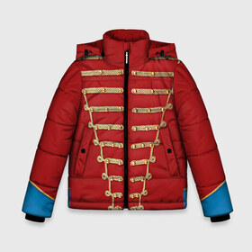 Зимняя куртка для мальчиков 3D с принтом Пиджак Майкла Джексона в Тюмени, ткань верха — 100% полиэстер; подклад — 100% полиэстер, утеплитель — 100% полиэстер | длина ниже бедра, удлиненная спинка, воротник стойка и отстегивающийся капюшон. Есть боковые карманы с листочкой на кнопках, утяжки по низу изделия и внутренний карман на молнии. 

Предусмотрены светоотражающий принт на спинке, радужный светоотражающий элемент на пуллере молнии и на резинке для утяжки | jackson | michael | джексон | костюм | майкл | одежда | пиджак