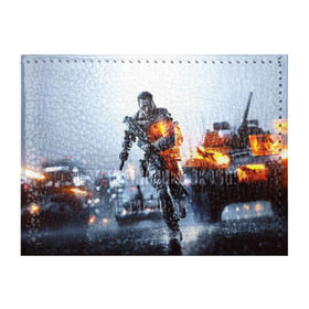 Обложка для студенческого билета с принтом Battlefield Multiplayer в Тюмени, натуральная кожа | Размер: 11*8 см; Печать на всей внешней стороне | Тематика изображения на принте: battlefield | армия | бой | война | игра | солдат
