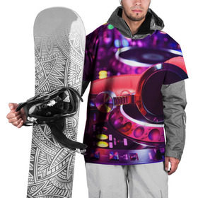 Накидка на куртку 3D с принтом DJ Mix в Тюмени, 100% полиэстер |  | Тематика изображения на принте: deejay | dj | диджей | музыка | наушники | пульт