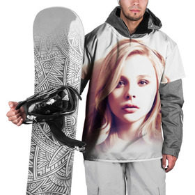 Накидка на куртку 3D с принтом Хлоя Грейс Морец в Тюмени, 100% полиэстер |  | Тематика изображения на принте: chloe | moretz | волна | кино | пипец