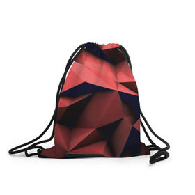 Рюкзак-мешок 3D с принтом Kicker в Тюмени, 100% полиэстер | плотность ткани — 200 г/м2, размер — 35 х 45 см; лямки — толстые шнурки, застежка на шнуровке, без карманов и подкладки | абстракт | абстракции | иллюзия | прикольные | текстуры