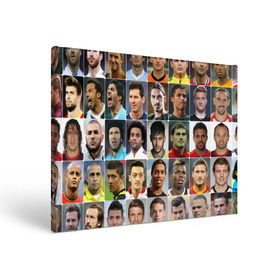 Холст прямоугольный с принтом Лучшие футболисты в Тюмени, 100% ПВХ |  | Тематика изображения на принте: великие | звёзды | знаменитости | игроки | легендарные | лучшие | самые крутые | футбол | футболисты | элита