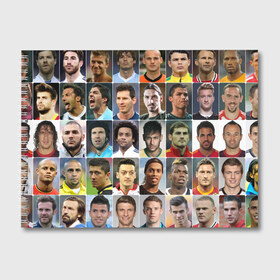 Альбом для рисования с принтом Лучшие футболисты в Тюмени, 100% бумага
 | матовая бумага, плотность 200 мг. | великие | звёзды | знаменитости | игроки | легендарные | лучшие | самые крутые | футбол | футболисты | элита