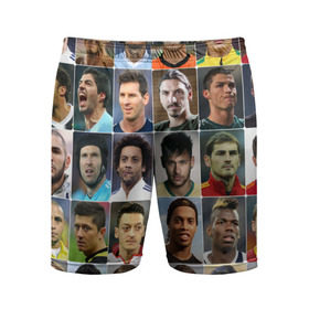 Мужские шорты 3D спортивные с принтом Лучшие футболисты в Тюмени,  |  | Тематика изображения на принте: великие | звёзды | знаменитости | игроки | легендарные | лучшие | самые крутые | футбол | футболисты | элита