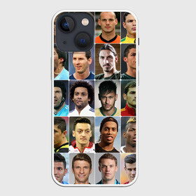 Чехол для iPhone 13 mini с принтом Лучшие футболисты в Тюмени,  |  | Тематика изображения на принте: великие | звёзды | знаменитости | игроки | легендарные | лучшие | самые крутые | футбол | футболисты | элита