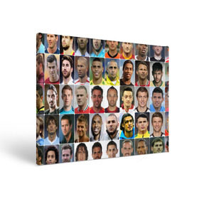 Холст прямоугольный с принтом Великие футболисты в Тюмени, 100% ПВХ |  | Тематика изображения на принте: великие | звёзды | знаменитости | игроки | легендарные | лучшие | самые крутые | футбол | футболисты | элита