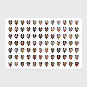 Магнитный плакат 3Х2 с принтом Величайшие футболисты в Тюмени, Полимерный материал с магнитным слоем | 6 деталей размером 9*9 см | Тематика изображения на принте: великие | звёзды | знаменитости | игроки | легендарные | лучшие | самые крутые | футбол | футболисты | элита