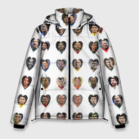 Мужская зимняя куртка 3D с принтом Величайшие футболисты в Тюмени, верх — 100% полиэстер; подкладка — 100% полиэстер; утеплитель — 100% полиэстер | длина ниже бедра, свободный силуэт Оверсайз. Есть воротник-стойка, отстегивающийся капюшон и ветрозащитная планка. 

Боковые карманы с листочкой на кнопках и внутренний карман на молнии. | великие | звёзды | знаменитости | игроки | легендарные | лучшие | самые крутые | футбол | футболисты | элита