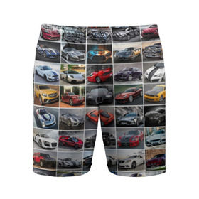 Мужские шорты 3D спортивные с принтом Крутые тачки в Тюмени,  |  | дорогие машины | крутые тачки | лучшие авто | спортивные автомобили | спорткары