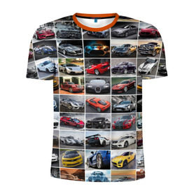 Мужская футболка 3D спортивная с принтом Крутые тачки в Тюмени, 100% полиэстер с улучшенными характеристиками | приталенный силуэт, круглая горловина, широкие плечи, сужается к линии бедра | дорогие машины | крутые тачки | лучшие авто | спортивные автомобили | спорткары