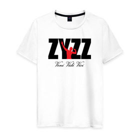 Мужская футболка хлопок с принтом Zyzz в Тюмени, 100% хлопок | прямой крой, круглый вырез горловины, длина до линии бедер, слегка спущенное плечо. | bodybuilding | zyzz | бодибилдинг | зиз | качок | мышцы