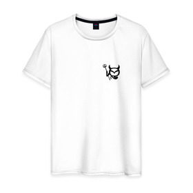 Мужская футболка хлопок с принтом Mazda Devil в Тюмени, 100% хлопок | прямой крой, круглый вырез горловины, длина до линии бедер, слегка спущенное плечо. | jdm | mazda | мазда | сова