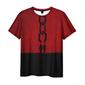 Мужская футболка 3D с принтом Джанго в Тюмени, 100% полиэфир | прямой крой, круглый вырез горловины, длина до линии бедер | django | unchained | джанго | квентин | тарантино