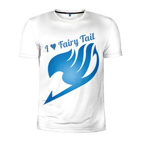 Мужская футболка 3D спортивная с принтом FT | Fairy Tail в Тюмени, 100% полиэстер с улучшенными характеристиками | приталенный силуэт, круглая горловина, широкие плечи, сужается к линии бедра | Тематика изображения на принте: 