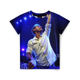 Детская футболка 3D с принтом Armin Van Buuren в Тюмени, 100% гипоаллергенный полиэфир | прямой крой, круглый вырез горловины, длина до линии бедер, чуть спущенное плечо, ткань немного тянется | Тематика изображения на принте: armin van buuren | avb | dj | армин ван бюрен