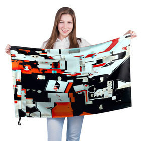 Флаг 3D с принтом Assimov в Тюмени, 100% полиэстер | плотность ткани — 95 г/м2, размер — 67 х 109 см. Принт наносится с одной стороны | contra | counter strike | game | игры | прикольные