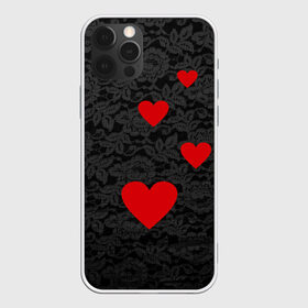 Чехол для iPhone 12 Pro Max с принтом Кружево и сердца в Тюмени, Силикон |  | Тематика изображения на принте: dg | dolce | gabbana | габбана | дольче | любовь | сердечко