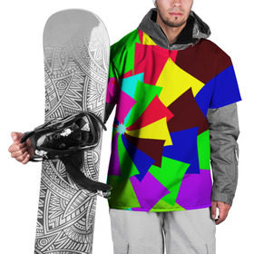 Накидка на куртку 3D с принтом Moment в Тюмени, 100% полиэстер |  | Тематика изображения на принте: краски | пятна | цветные