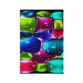 Обложка для паспорта матовая кожа с принтом Мозаика(стекло) в Тюмени, натуральная матовая кожа | размер 19,3 х 13,7 см; прозрачные пластиковые крепления | green | абстракции | гранж | мозаика | стекло | текстуры