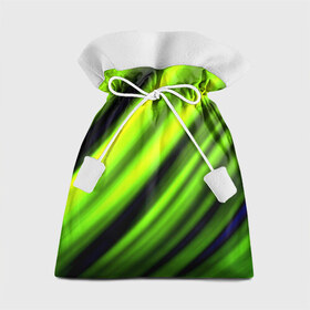 Подарочный 3D мешок с принтом Green fon в Тюмени, 100% полиэстер | Размер: 29*39 см | линии | новые | полосы | популярные | прикольные | текстуры