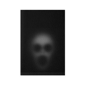 Обложка для паспорта матовая кожа с принтом Призрак в Тюмени, натуральная матовая кожа | размер 19,3 х 13,7 см; прозрачные пластиковые крепления | привидение | призрак | хелоуин
