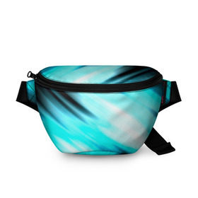 Поясная сумка 3D с принтом Blink в Тюмени, 100% полиэстер | плотная ткань, ремень с регулируемой длиной, внутри несколько карманов для мелочей, основное отделение и карман с обратной стороны сумки застегиваются на молнию | blink | полосы | популярные | прикольные | радуга | цветные