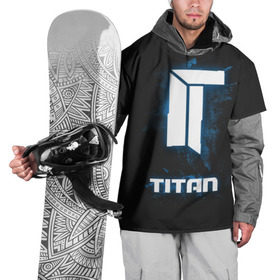 Накидка на куртку 3D с принтом TITAN в Тюмени, 100% полиэстер |  | Тематика изображения на принте: csgo | dota | ксго | титан