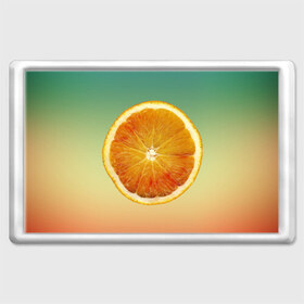 Магнит 45*70 с принтом Апельсиновый рай в Тюмени, Пластик | Размер: 78*52 мм; Размер печати: 70*45 | апельсин | градиент | жёлтый | зелёный | оранжевый
