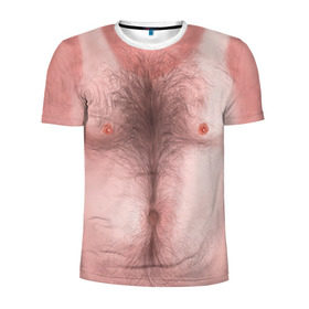 Мужская футболка 3D спортивная с принтом Загорелый торс в Тюмени, 100% полиэстер с улучшенными характеристиками | приталенный силуэт, круглая горловина, широкие плечи, сужается к линии бедра | загар | мужчина | тело | торс